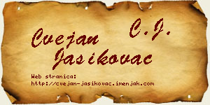 Cvejan Jasikovac vizit kartica